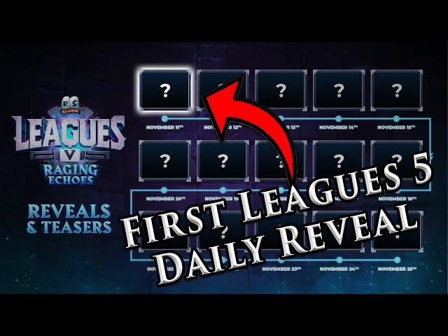 Leagues 5 Daily Teaser Reveals for Oldschool Runescape