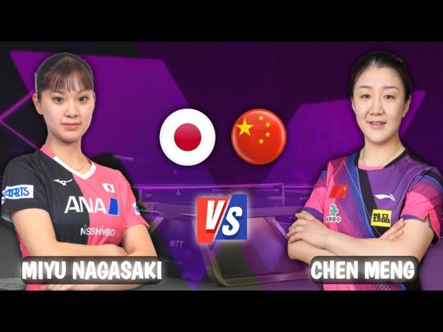 Nice Match‼️Chen Meng vs Miyu Nagasaki Super Highlights Table Tennis