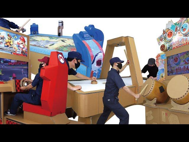  amusement arcade-cardboard DIY