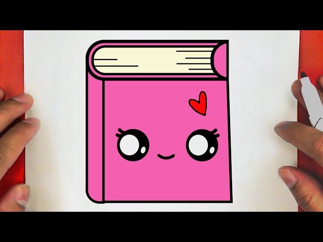 COMMENT DESSINER UN JOLI CARNET DE NOTES, ÉTAPE PAR ÉTAPE, JACK DESSINS