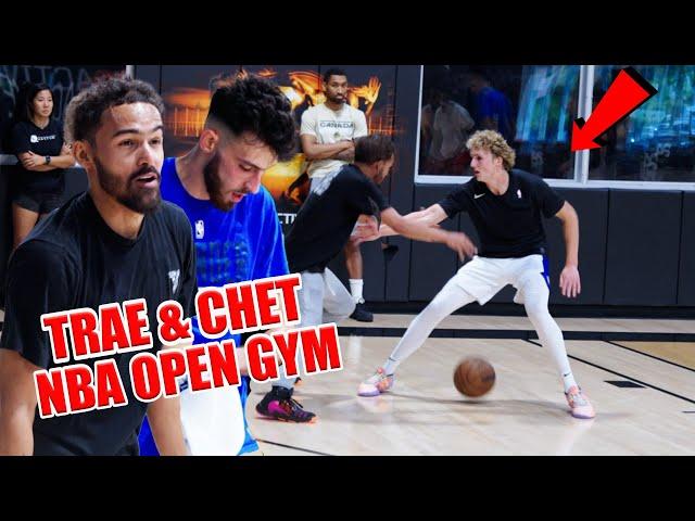 Trae Young, Chet, & Moses Moody Go Crazy in NBA OPEN GYM