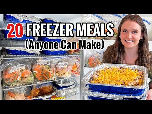 20 EASY FREEZER MEALS | Cheap & Tasty FAIL-PROOF Freezer Meal Planning Ideas | Julia Pacheco