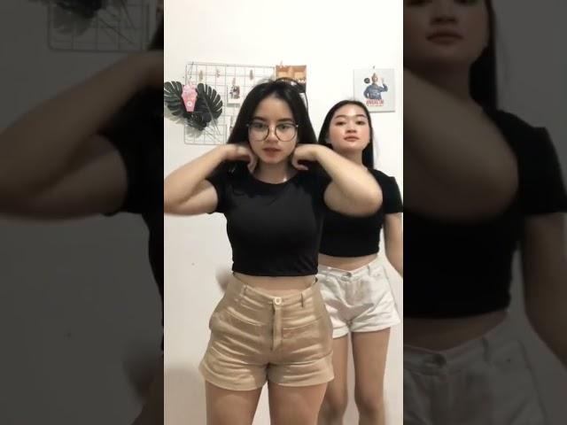 TRIO CEWEK JOGET SEMALAM KU TAHAN #shorts #joget #tiktok