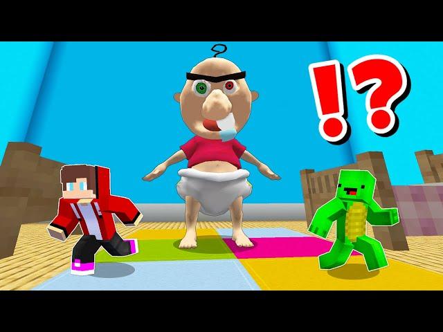 JJ and Mikey Escape BABY BOBBYS DAYCARE CHALLENGE in Minecraft / Maizen Minecraft