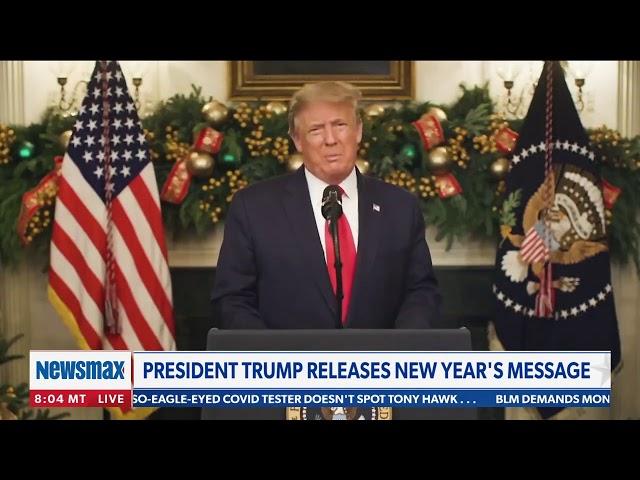 President Trump addresses the nation on NYE 2020