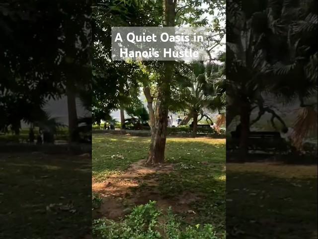 A Peaceful Green Escape in the Heart of Busy Hanoi | 4K Short. #virtualtravel #hanoitour