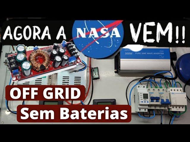 OFF GRID without batteries with STEP-UP! Call NASA! Solar energy