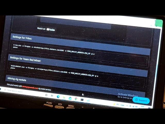 Firo solo mining  how to set up in t-rex miner