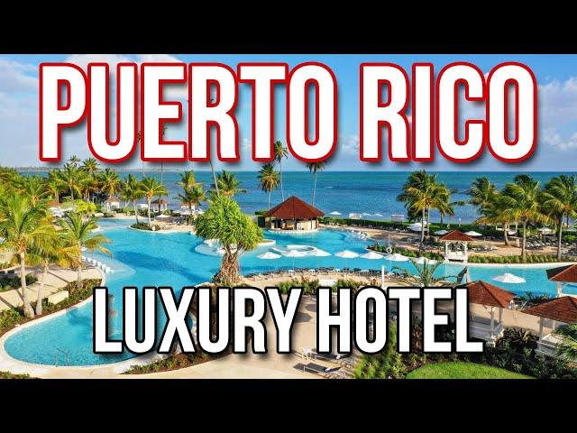 [FULL WALKTHROUGH] Hyatt Regency Grand Reserve in Puerto Rico. BEACH LUXURY!