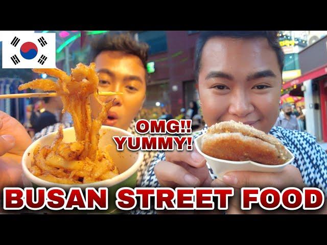 STREET FOOD in BUSAN  SOUTH KOREA 