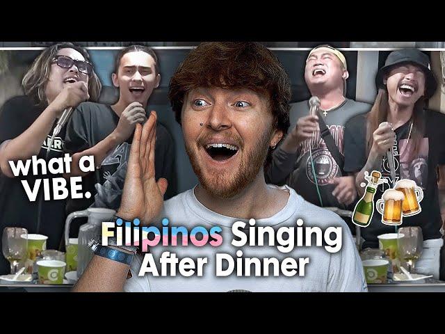 THIS IS A VIBE! (Filipinos Singing After Dinner - Limuel Llanes and Friends | Reaction)