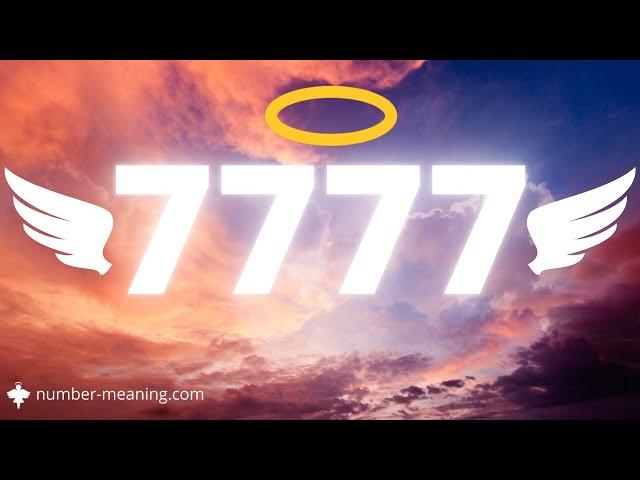 ANGEL NUMBER 7777 : Meaning