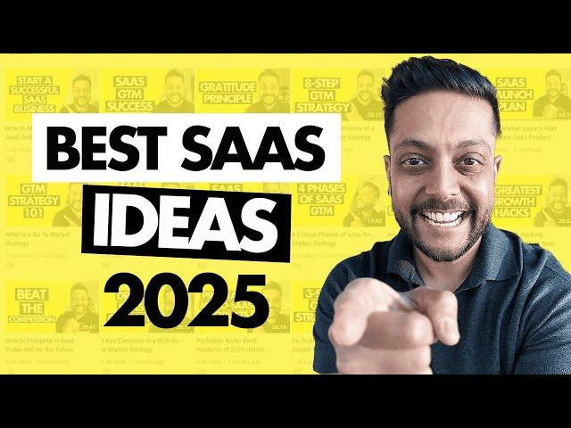 Best SaaS Startup Ideas To Launch in 2025