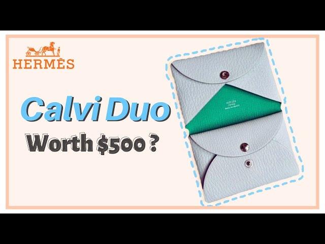 Hermès Calvi Duo vs. Calvi Card Holder - Is the Calvi Duo Worth The Extra Money? | My First Luxury