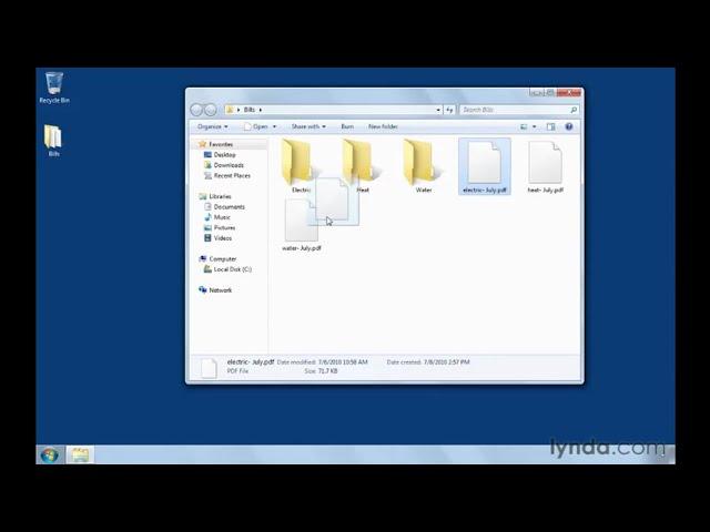 Windows Tutorial - Explaining computer files, folders, and directories