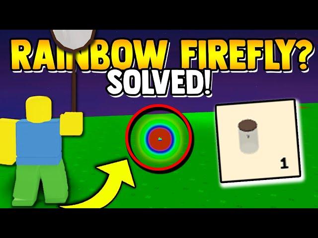 how to get RAINBOW FIREFLY!? | Roblox Islands/Skyblock