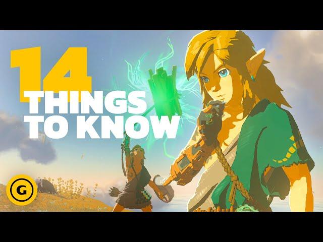 14 Things I Wish I Knew Legend of Zelda: Tears of the Kingdom