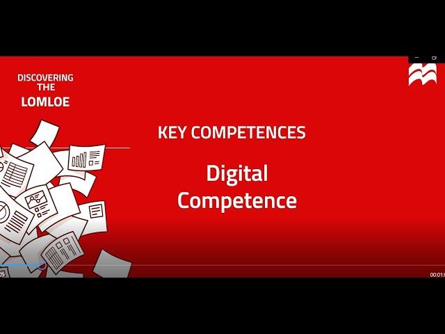 Discovering the LOMLOE: Key Competences - Digital Competence