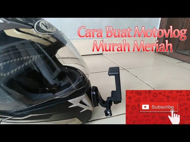 Motovlog Pake Hp Untuk Pemula | Cara MotoVlog Pake HP Low Budget