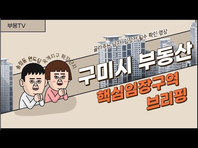 부몽 임장)구미시 부동산 전망 핵심 투자처 임장 구역 분석. 마이 구미