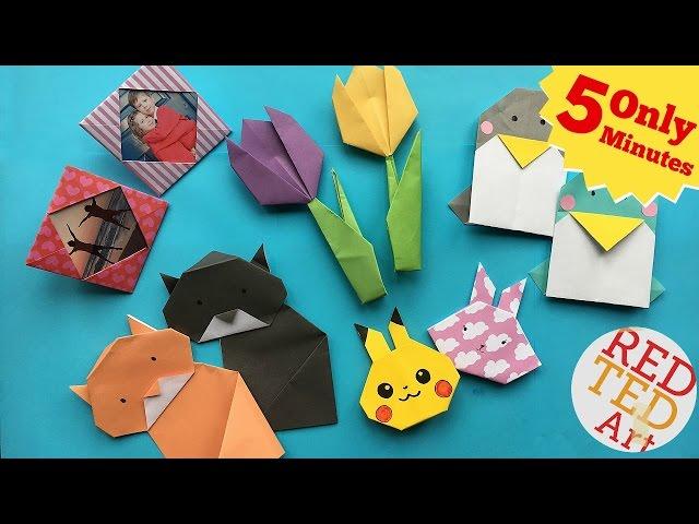 Best 5 Minute Crafts - 5 Quick & Easy Origami Projects - Easy Origami DIYs