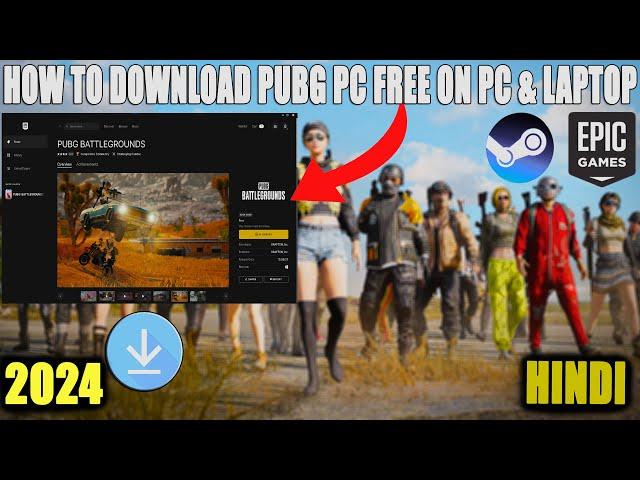 How to download & Play PUBG PC in PC or Laptop | Download With All Setting | PUBG PC Download 2024.