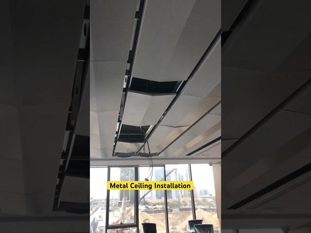 Metal Ceiling Installation