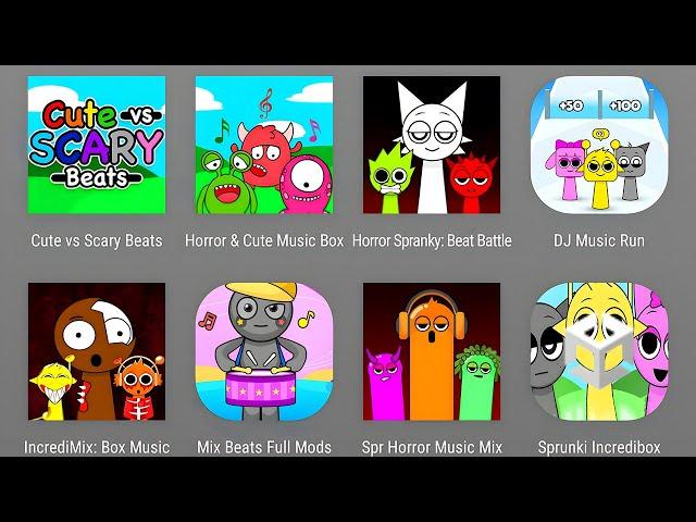 New Sprunki Mods:Cute VS Scary Beats,Horror Spranky Beat Battle,ParaSprunki,Sprunkstard,Sprinkle Mod