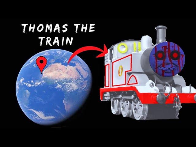 Scary Thomas The Train ‍️ found in Real on google earth!