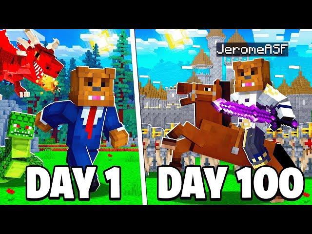 I Survived 100 Days In A Medieval World In Minecraft