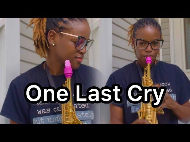 Brian McKnight - One Last Cry (Soprano Saxophone Cover)