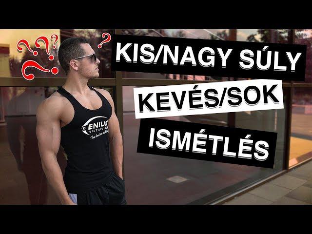 Mivel lehet több izmot építeni? Kis súly, sok ismétlés vagy nagy súly, kevés ismétlés?