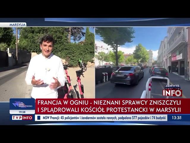 Zamieszki we Francji - w Marsylii zniszczono i splądrowano kościół protestancki