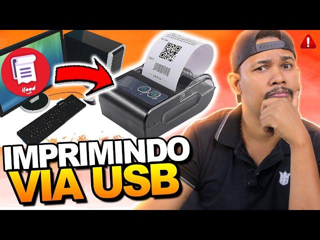 Como instalar no Computador a Mini Impressora Térmica Bluetooth funcionando IFOOD e PAGVENDAS