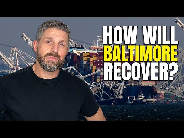 How will the bridge collapse affect the housing market in Baltimore?