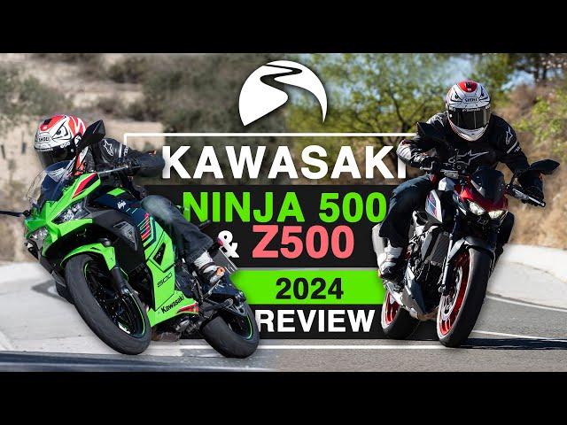 New 2024 Kawasaki Z500 and Ninja 500 Review