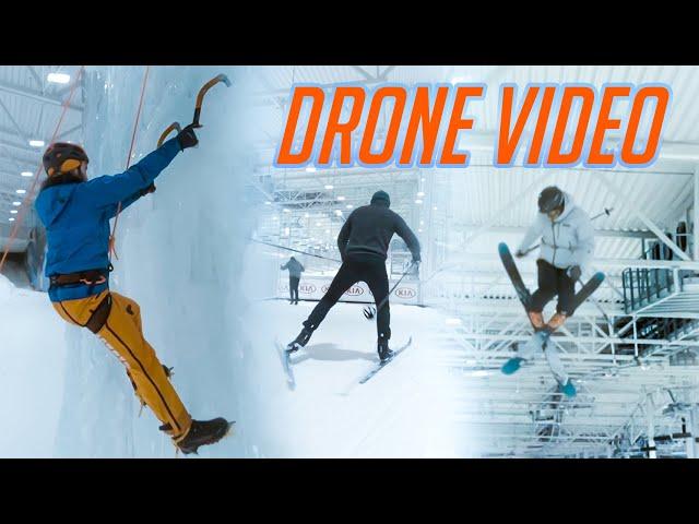 SNØ - The Worlds Most Spectacular Indoor Snow Arena (Drone Video)