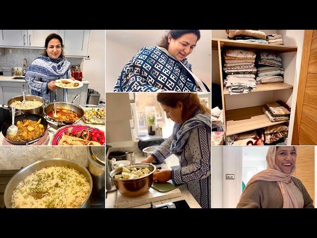 Beti laye gifts || Desi mother daily cleaning and cooking routine ||#chickenrecipe #mutterpulao