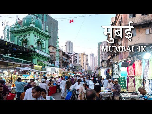 Ramadan in Mumbai  - Madanpura Iftar Street Feast 2025 - INDIA Walking Tour 4K