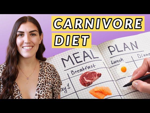 CARNIVORE DIET MEAL PLAN | Carnivore Diet Food List!