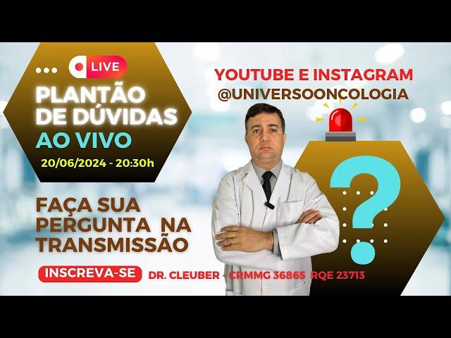 Live - Plantão de Dúvidas - junho 2024 | Dr. Cleuber