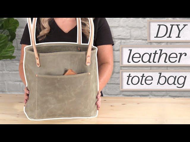 Making a Leather Tote Bag