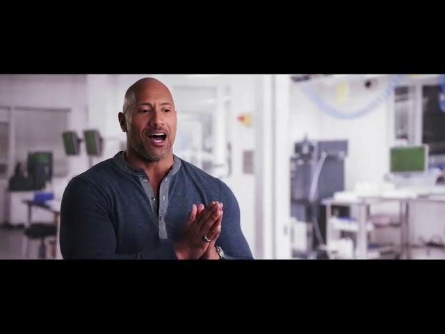 RAMPAGE | On-set visit with Dwayne Johnson "Davis Okoye" Featurette[HD]