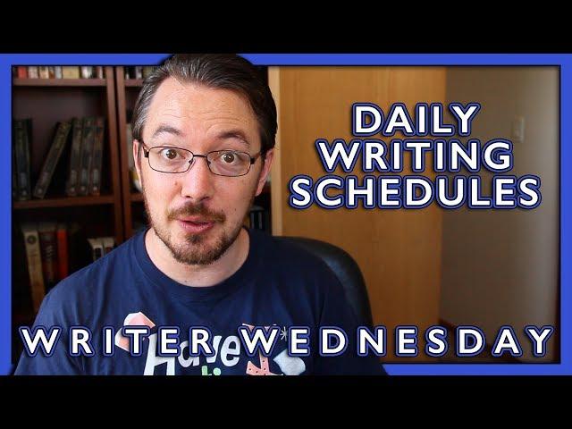 Your Daily Writing Schedule (Writer Wednesdays) [CC]