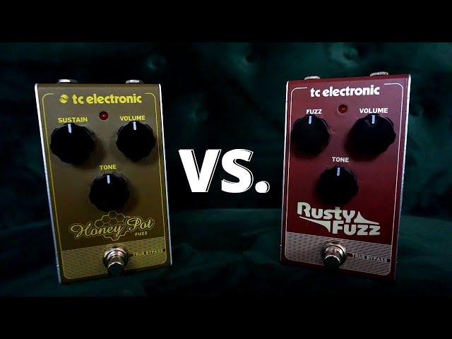 TC Electronic Honey Pot Fuzz VS. Rusty Fuzz - Guitar Pedal Comparison