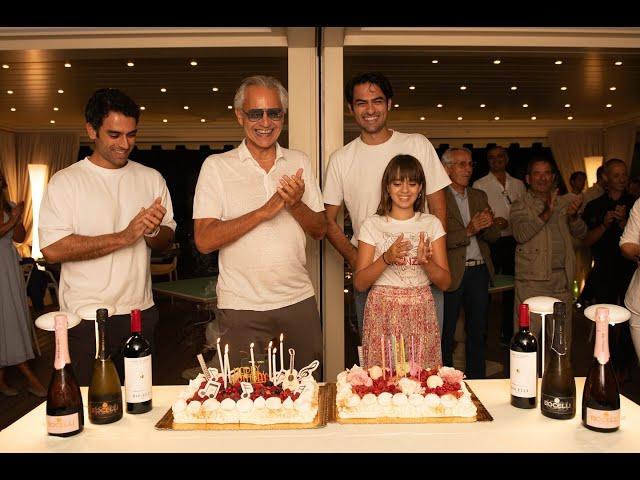 Happy Birthday Andrea Bocelli Celebrating With Family And Friends