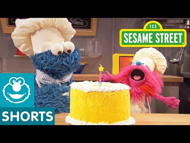 Sesame Street: Making Birthday Cake | Cookie Monster's Foodie Truck