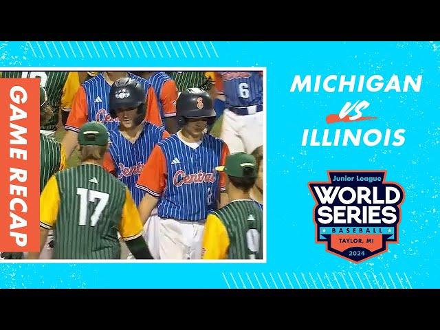 Game Highlights: Illinois vs Michigan | Junior League Baseball World Series