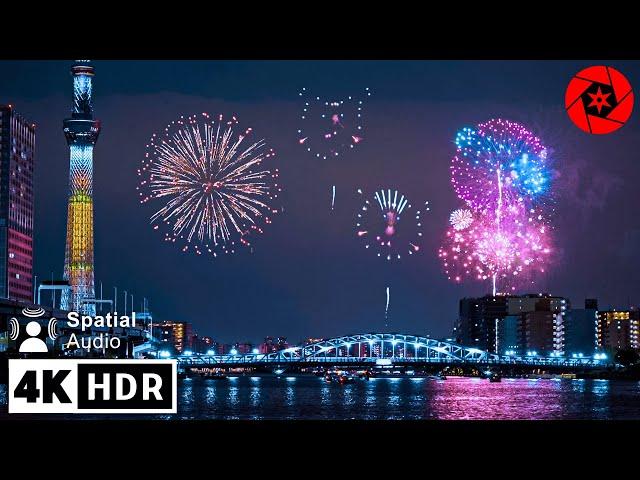 Tokyo's Most Popular Fireworks Show 2024 // 4K HDR