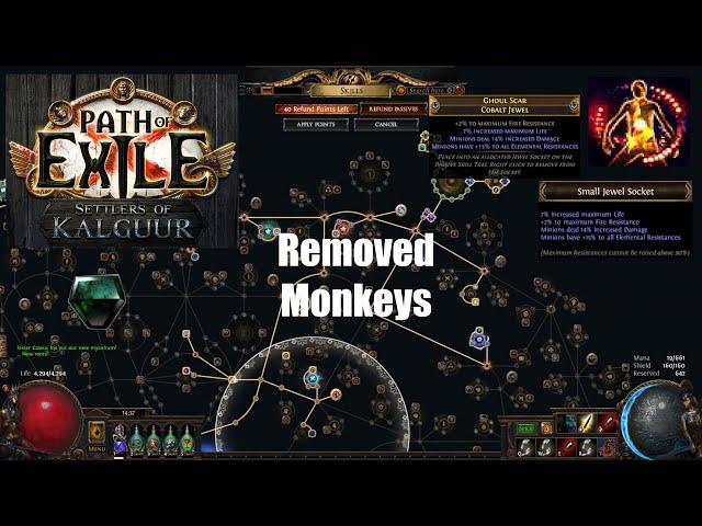 【Path of Exile 3.25】Removed Monkeys & Stormshroud & Purity of Fire in Settlers League - 1258